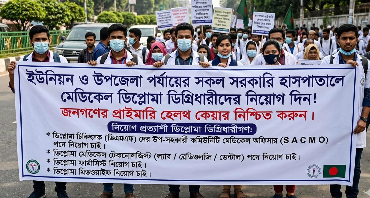 দীর্ঘদিন শূন্য SACMO পদে দ্রুত নিয়োগের দাবি