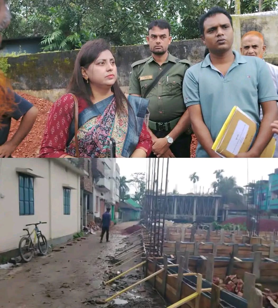 কেন্দুয়ায় অনুমোদন ছাড়াই আবাসিক ভবন নির্মাণ, কাজ বন্ধের নির্দেশ
