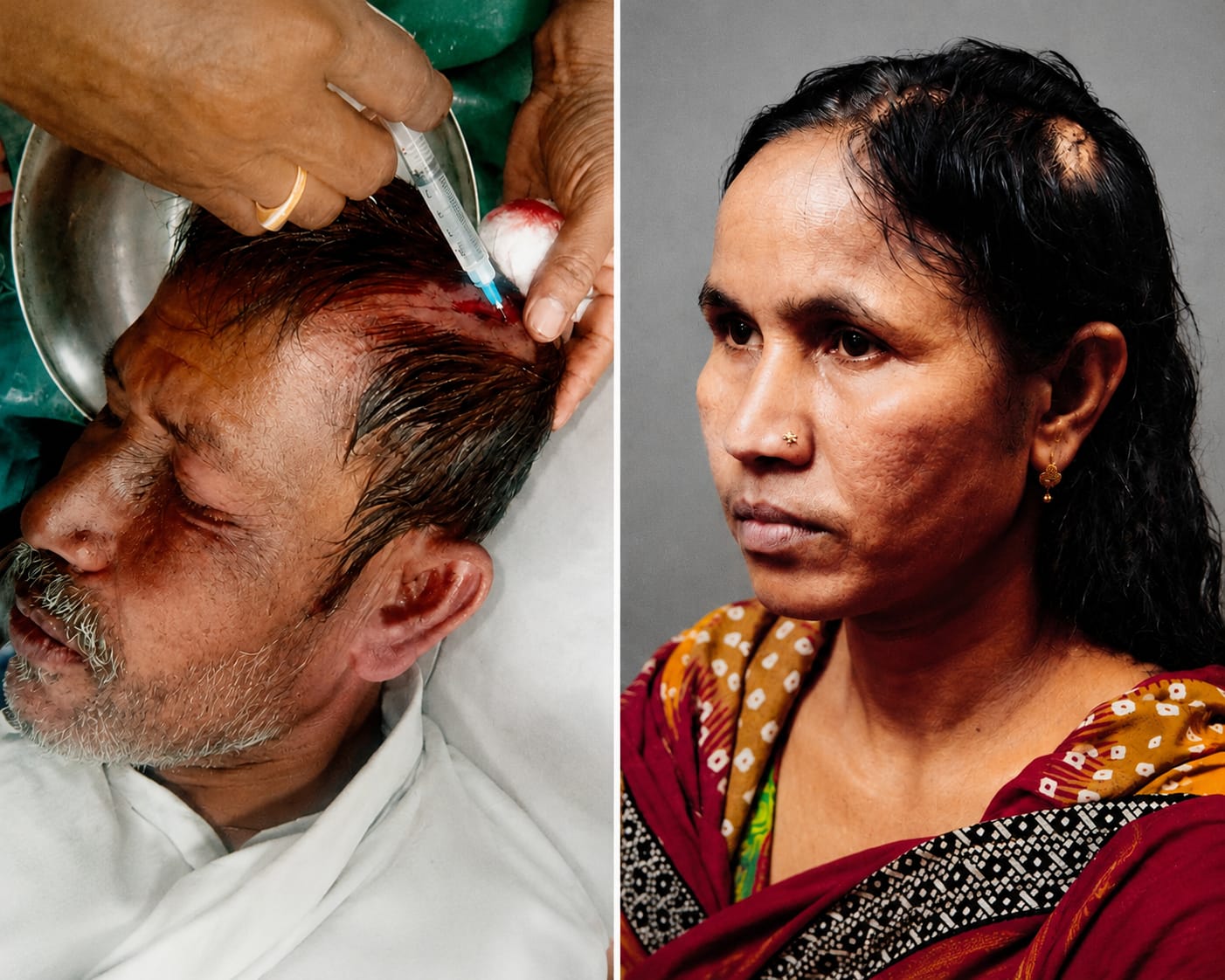 কুড়িগ্রামে জমিজমা নিয়ে সংঘর্ষ, স্বামী-স্ত্রীসহ আহত সহ ৫জন