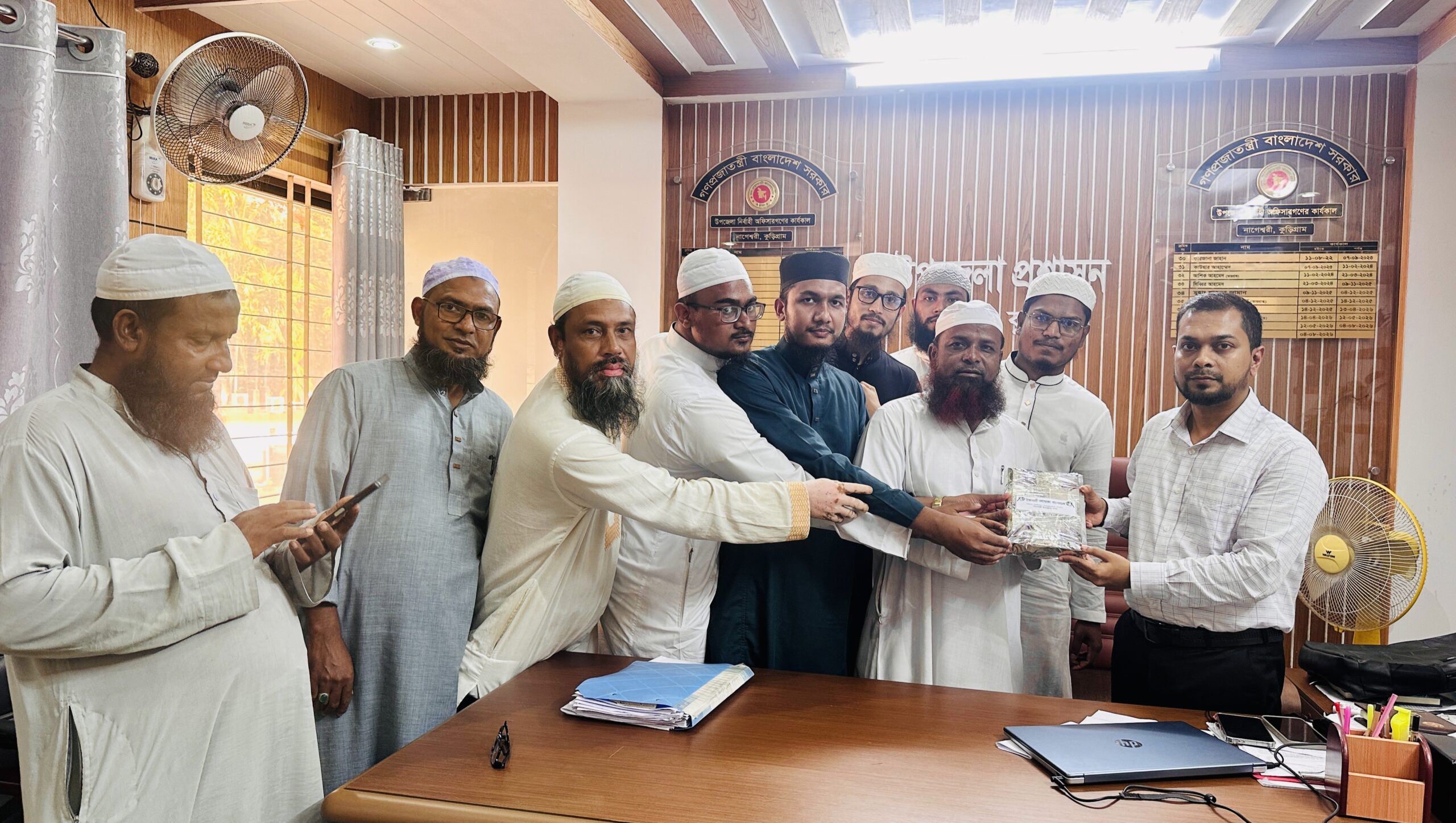 নবাগত ইউএনওর সঙ্গে ইসলামী আন্দোলন বাংলাদেশের নাগেশ্বরী উপজেলা শাখার সৌজন্য সাক্ষাৎ