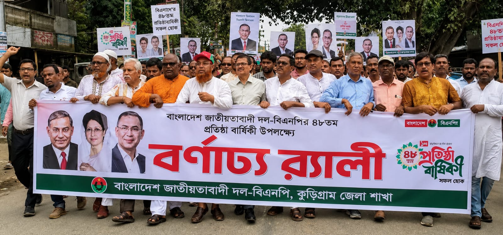 কুড়িগ্রামে নানা কর্মসূচিতে বিএনপির ৪৮তম প্রতিষ্ঠাবার্ষিকী উদ্‌যাপন