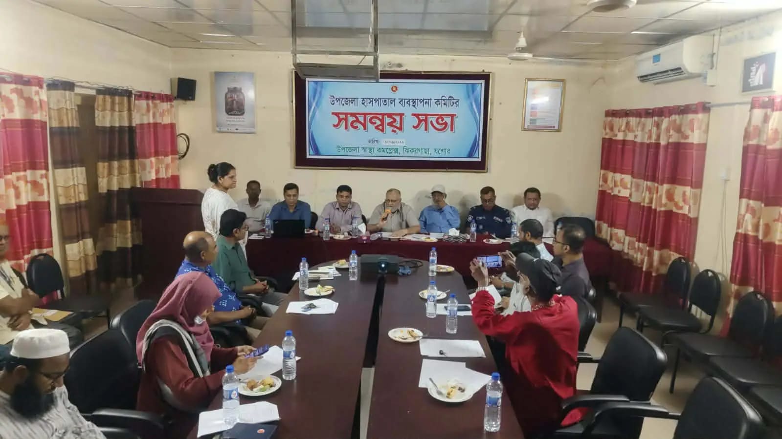 ঝিকরগাছা হাসপাতাল ব্যবস্থাপনা কমিটির সমন্বয় সভা অনুষ্ঠিত