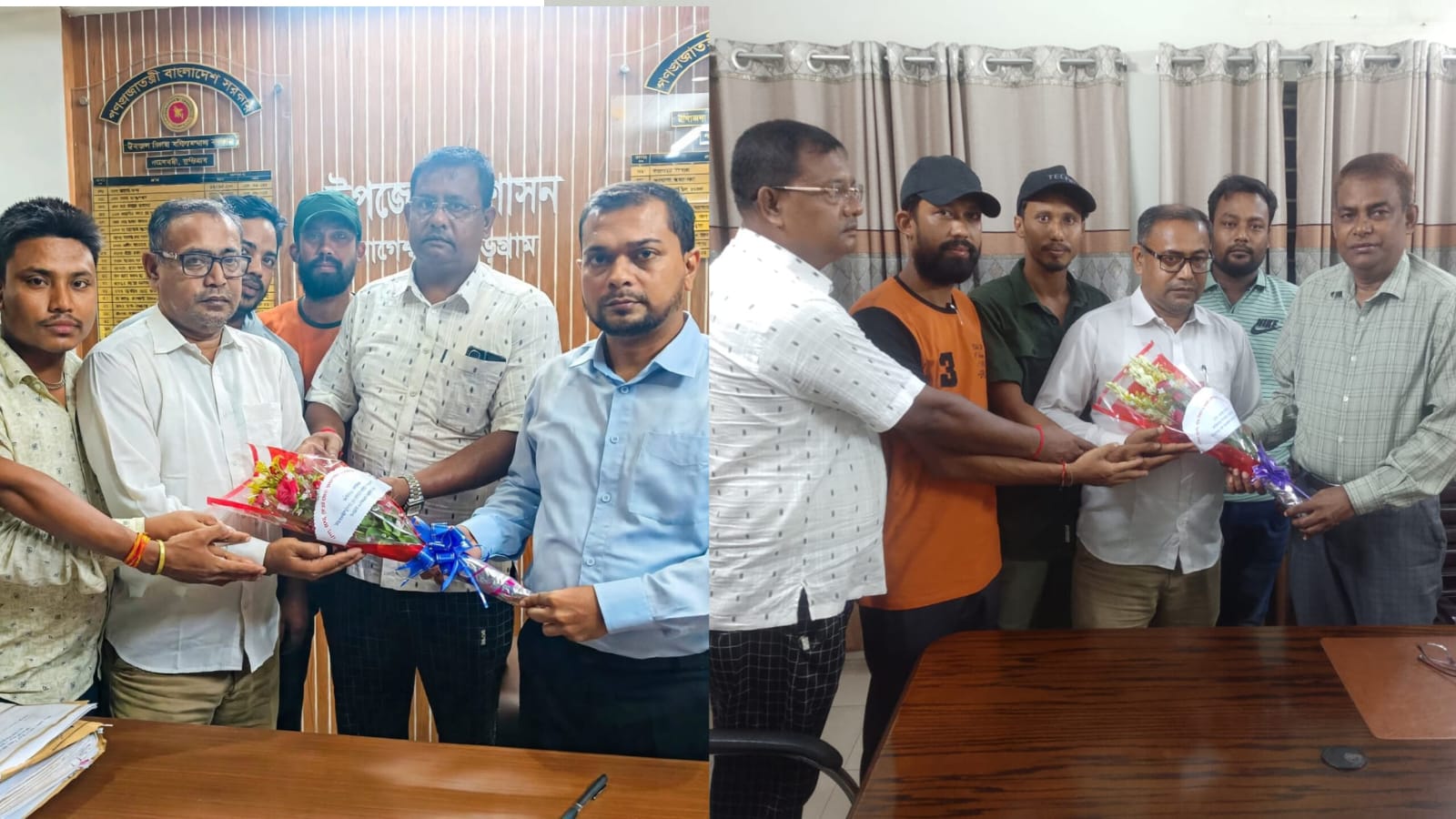নাগেশ্বরীতে মন্দির পরিষদের নতুন কমিটি, ইউএনও-ওসির সঙ্গে সাক্ষাৎ