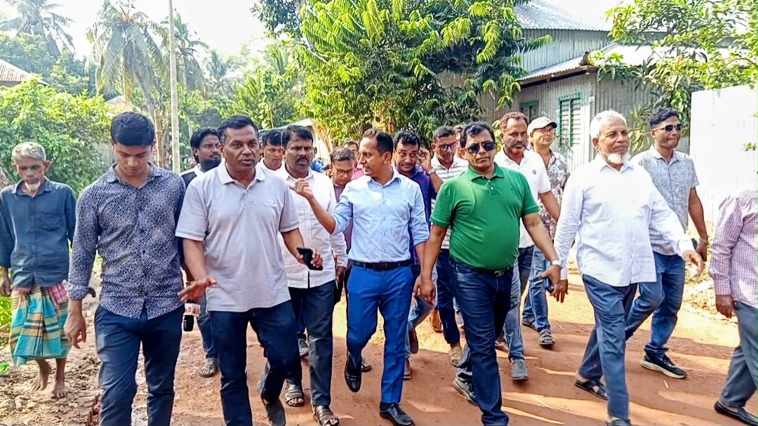 কাশিয়ানীতে উন্নয়ন প্রকল্প পরিদর্শন করলেন এমপি সেলিমুজ্জামান